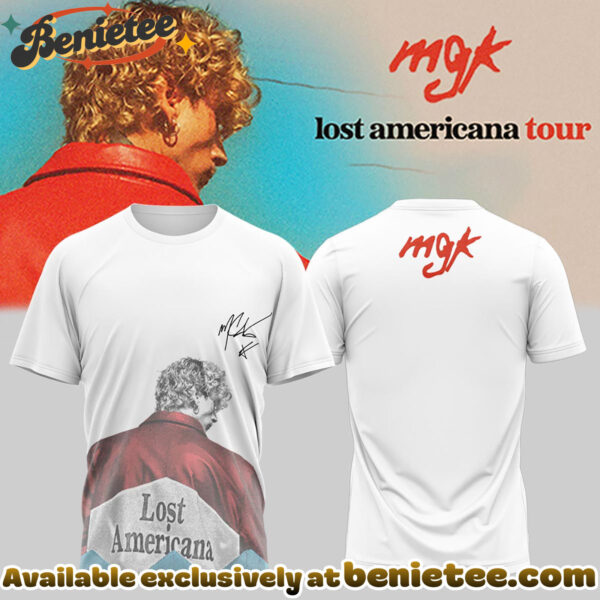 Machine Gun Kelly Lost Americana Tour Limited Edition Signature - Tshirt - Ver 11