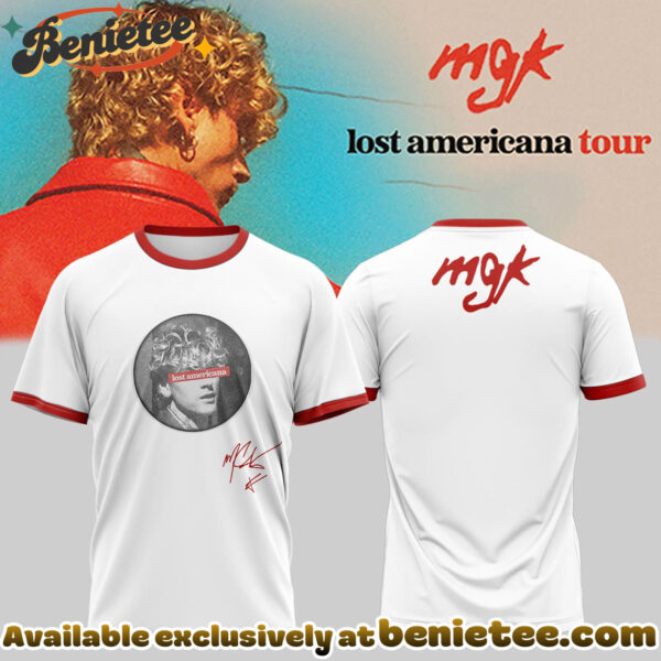 Machine Gun Kelly Lost Americana Tour Limited Edition Signature - Tshirt - Ver 13