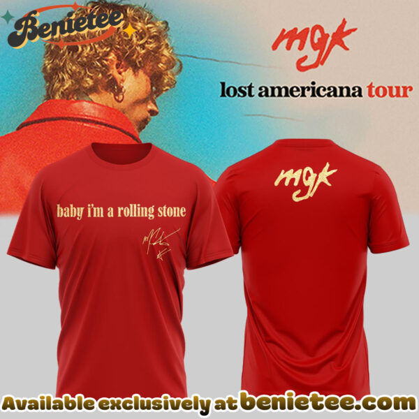 Machine Gun Kelly Lost Americana Tour Limited Edition Signature - Tshirt - Ver 18