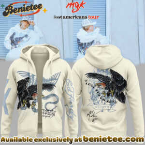Machine Gun Kelly Lost Americana Tour Limited Edition Signature - Zip Hoodie - Ver 3