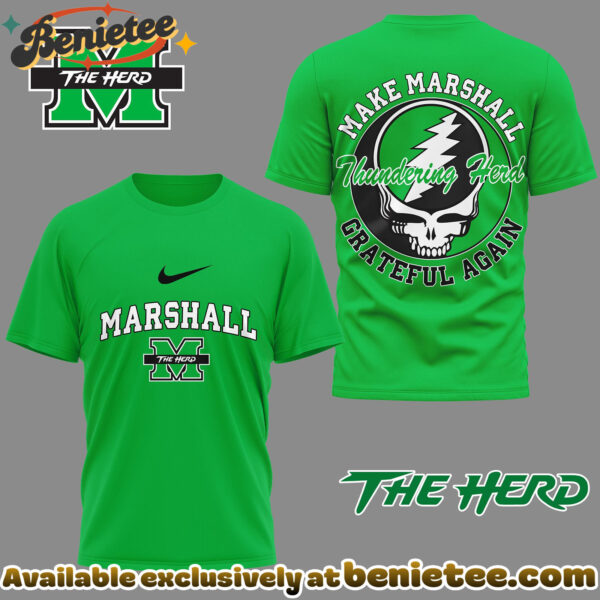 Marshall Thundering Herd Premium NCAA Grateful Game Day 3D Shirt Hoodie