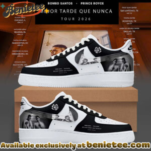 Mejor Tarde Que Nunca US UK Tour Merch - Air Force 1