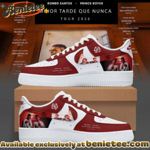 Mejor Tarde Que Nunca US UK Tour Merch - Air Force 1 - Ver 2