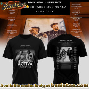 Mejor Tarde Que Nunca US UK Tour Merch Hoodie, Tshirt, Sweatshirt - Ver 6