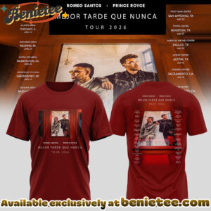 Mejor Tarde Que Nunca US UK Tour Merch Hoodie, Tshirt, Sweatshirt - Ver 4