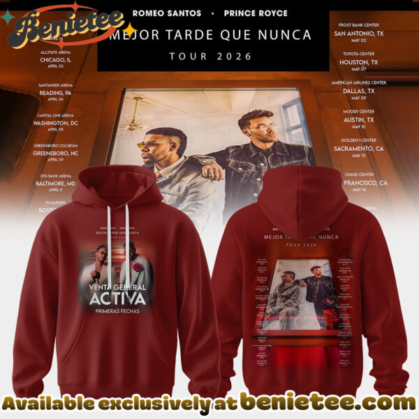 Mejor Tarde Que Nunca US UK Tour Merch Hoodie, Tshirt, Sweatshirt - Ver 3