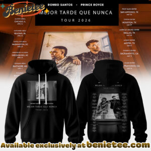 Mejor Tarde Que Nunca US UK Tour Merch Hoodie, Tshirt, Sweatshirt - Ver 2