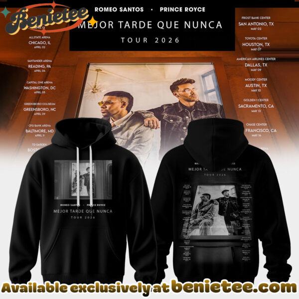 Mejor Tarde Que Nunca US UK Tour Merch Hoodie, Tshirt, Sweatshirt - Ver 2