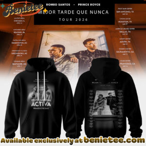 Mejor Tarde Que Nunca US UK Tour Merch Hoodie, Tshirt, Sweatshirt