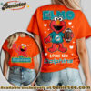 Miami Dolphins Premium NFL Elmo Fan 3D Shirt