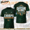 Miami Hurricanes Football 3D Apparel Hoodie