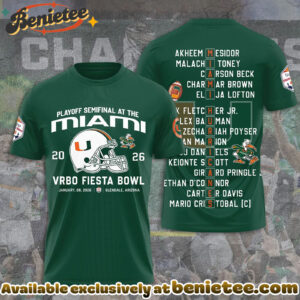 Miami Hurricanes Football 3D Apparel Hoodie - Ver 2