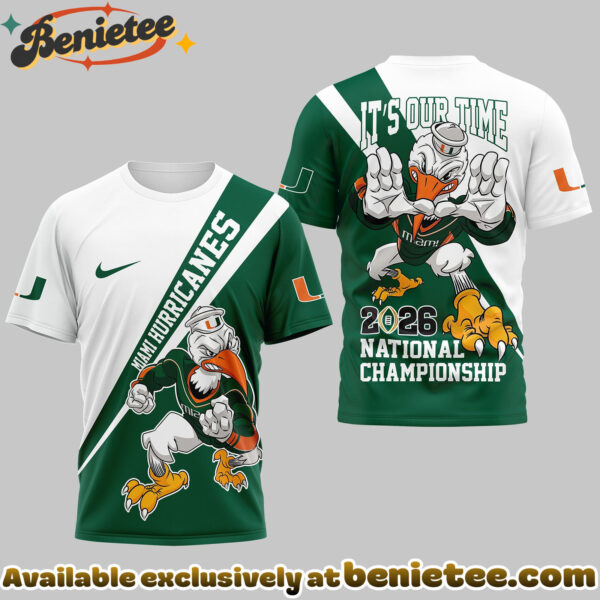 Miami Hurricanes Premium 2026 College Football Playoff National Championship Hoodie - Ver 2