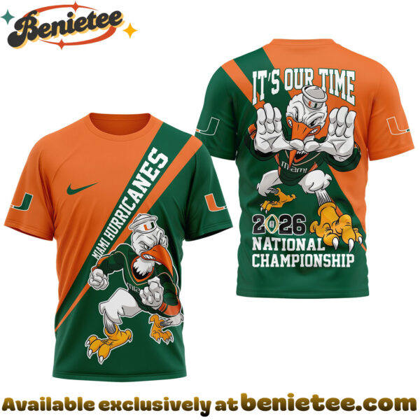 Miami Hurricanes Premium 2026 College Football Playoff National Championship Hoodie