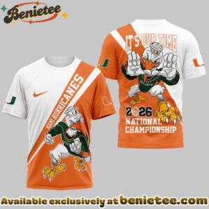 Miami Hurricanes Premium 2026 College Football Playoff National Championship Hoodie - Ver 3