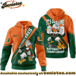 Miami Hurricanes Premium 2026 College Football Playoff National Championship Hoodie