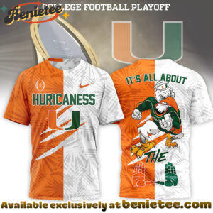 Miami Hurricanes Premium 2026 Playoff National Championship Split Color Hoodie - Ver 3