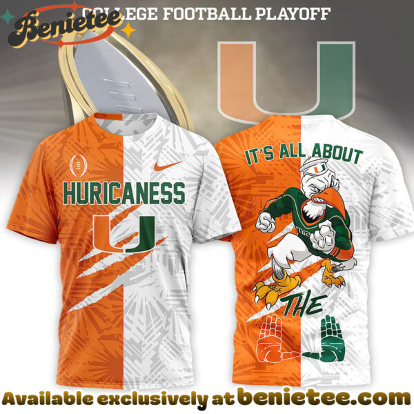Miami Hurricanes Premium 2026 Playoff National Championship Split Color Hoodie - Ver 3