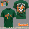 Miami Hurricanes Premium NCAA Grateful Game Day 3D Shirt Hoodie