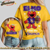 Minnesota Vikings Premium NFL Elmo Fan 3D Shirt