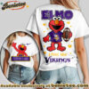 Minnesota Vikings Premium NFL Elmo Fan 3D Shirt