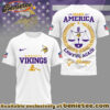 Minnesota Vikings Premium NFL Make America Lawful Again 3D Shirt