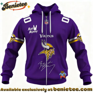 Minnesota Vikings x Bad Bunny Super Bowl 2026 Limited Edition Shirt