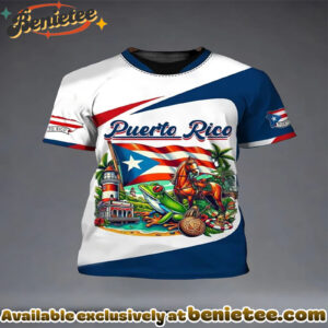 Neutral Fun Rabbit Football Puerto Rico Bad Rabbit Music Enthusiast Printed T-shirt - Ver 2