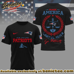 New England Patriots Premium NFL Make America Lawful Again 3D Shirt