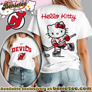 New Jersey Devils Premium NHL Hello Kitty Womens Shirt