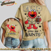 New Orleans Saints Premium NFL Elmo Fan 3D Shirt