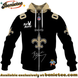 New Orleans Saints x Bad Bunny Super Bowl 2026 Limited Edition Shirt