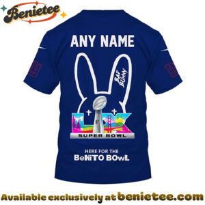 New York Giants x Bad Bunny Super Bowl 2026 Limited Edition Shirt - Ver 2