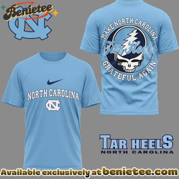 North Carolina Tar Heels Premium NCAA Grateful Game Day 3D Shirt Hoodie