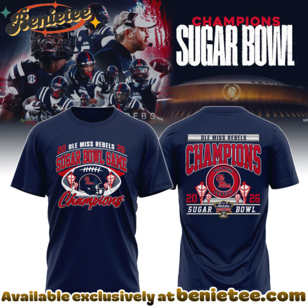 OMR 2026 Allstate Sugar Bowl Champions Sweatshirt Limited Edition Hoodie - Ver 2