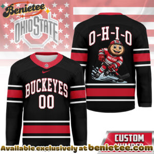 Ohio State Buckeyes Premium NCAA Game Day Hockey Jersey - Ver 3