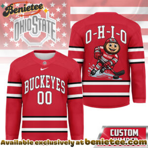 Ohio State Buckeyes Premium NCAA Game Day Hockey Jersey