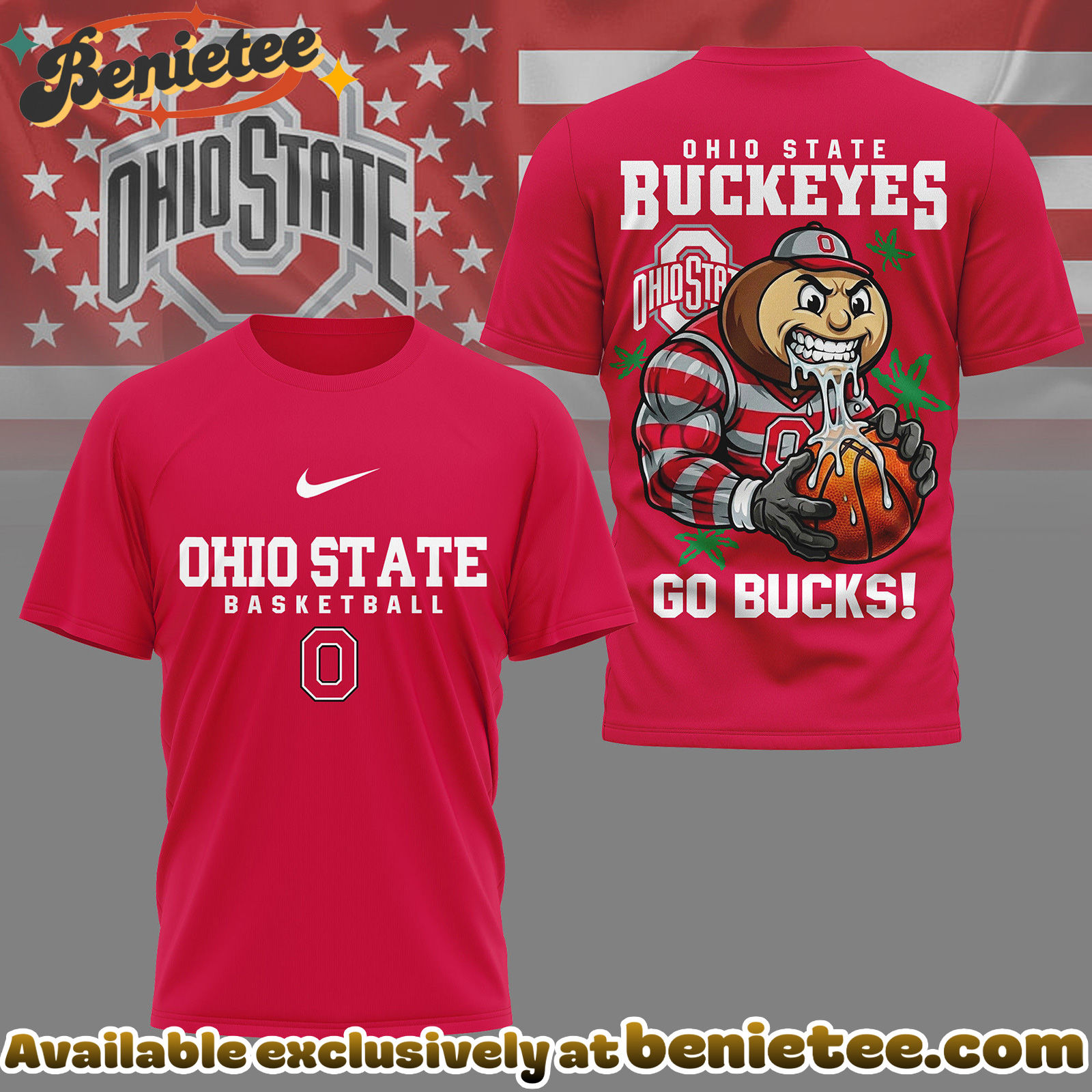 Ohio State Buckeyes Premium NCAA GameDay Basketball 3D Shirt