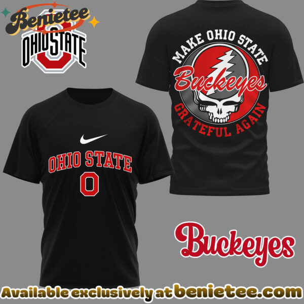 Ohio State Buckeyes Premium NCAA Grateful Game Day 3D Shirt Hoodie