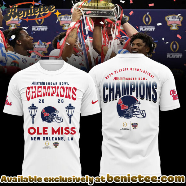 Ole Miss Rebels 2026 Sugar Bowl Champions Limited Edition Shirt - Ver 5
