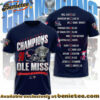 Ole Miss Rebels Football 3D Apparel Hoodie - Ver 6