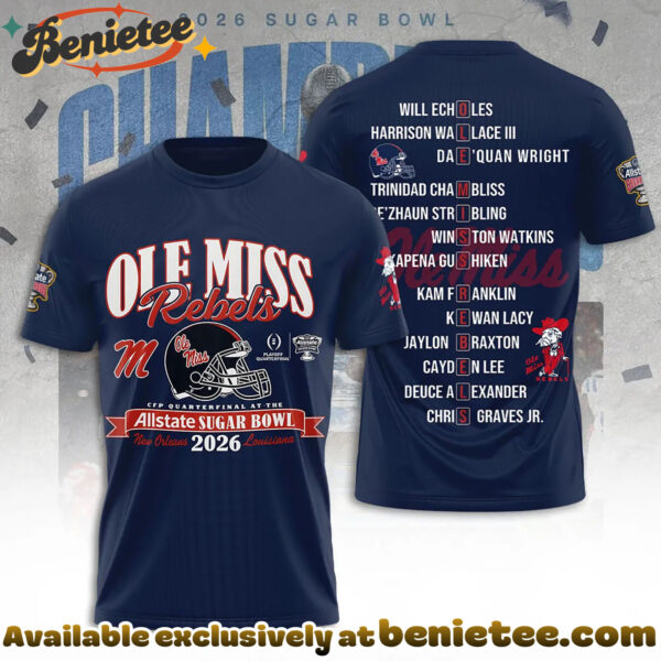 Ole Miss Rebels Football 3D Apparel Hoodie - Ver 2