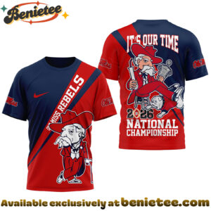 Ole Miss Rebels Premium 2026 College Football Playoff National Championship Hoodie - Ver 2