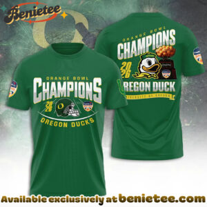 Oregon Ducks 2026 Orange Bowl Champions Limited Edition Shirt