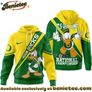 Oregon Ducks Premium 2026 College Football Playoff National Championship Hoodie