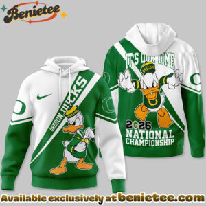 Oregon Ducks Premium 2026 College Football Playoff National Championship Hoodie - Ver 2