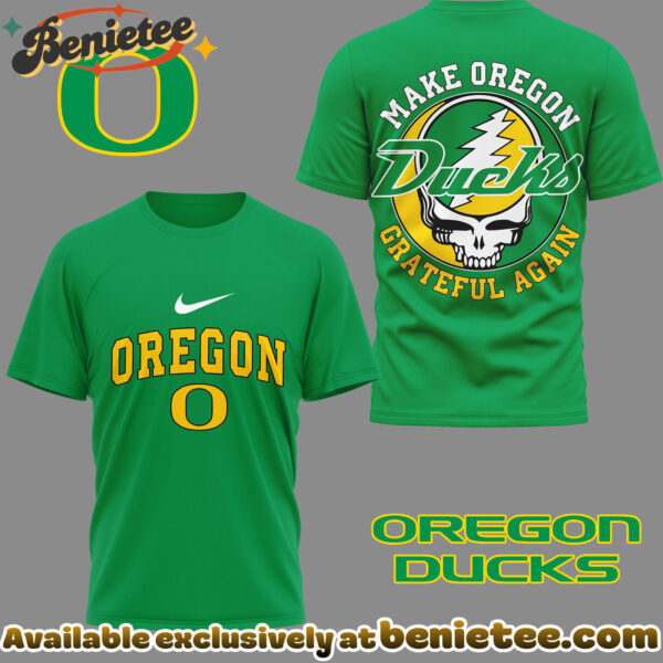 Oregon Ducks Premium NCAA Grateful Game Day 3D Shirt Hoodie