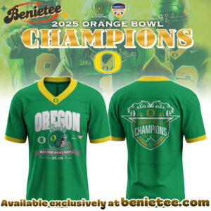 Oregon Football x Orange Bowl Champions Football Jersey