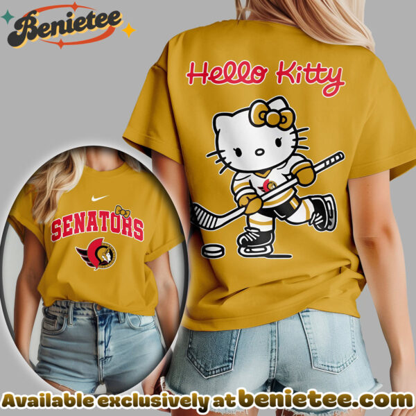 Ottawa Senators Premium NHL Hello Kitty Womens Shirt