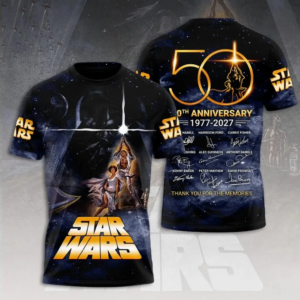 Star Wars A New Hope 50th Anniversary 1997-2027 T-shirt 3D